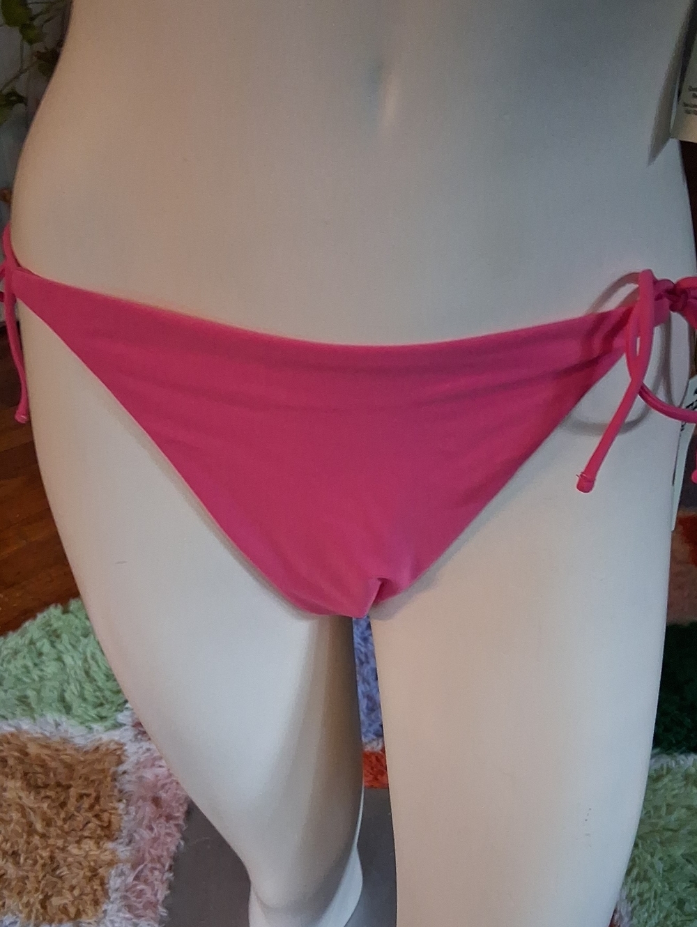 No Boundaries Hot Pink Side-Tie Bikini Bottom, Size L(12-14), NWTs!